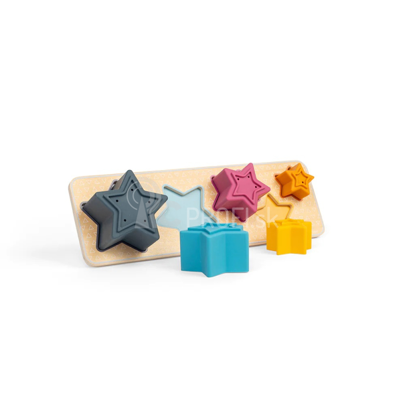 Bigjigs Toys Vkladacie puzzle Stars