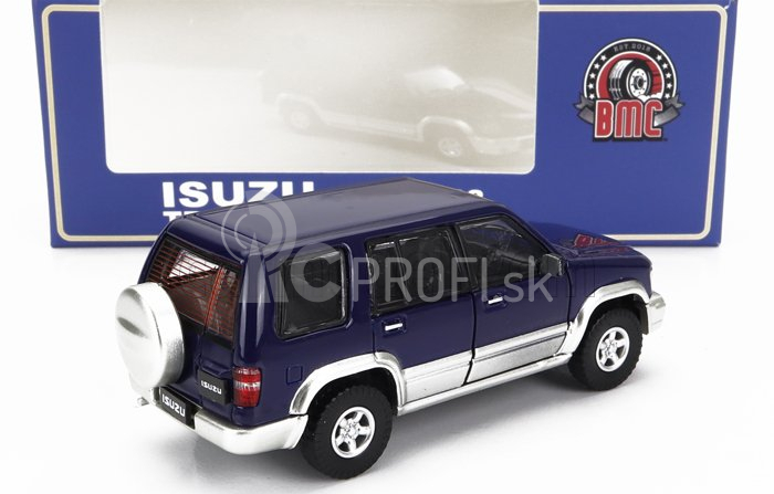 Bm-creations Isuzu Trooper Big Horn 1998 1:64 Modrá strieborná