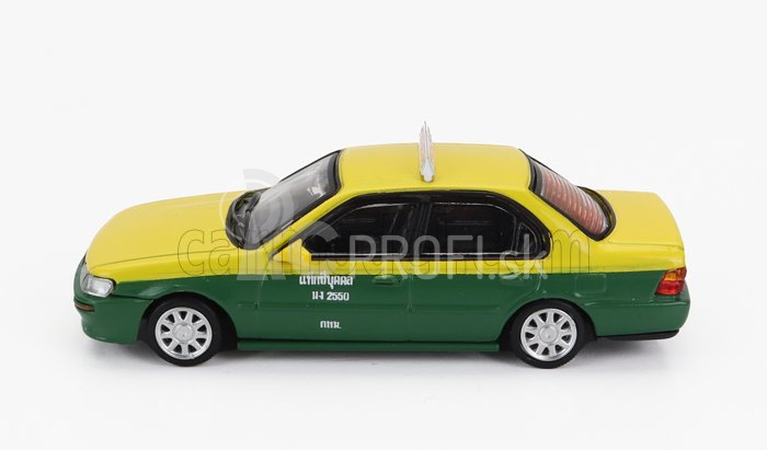 Bm-creations Toyota Corolla Ae100 Thailand Taxi 1996 1:64 žltozelená