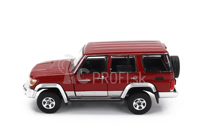 Bm-creations Toyota Land Cruiser Lc76 2014 1:64 červená strieborná