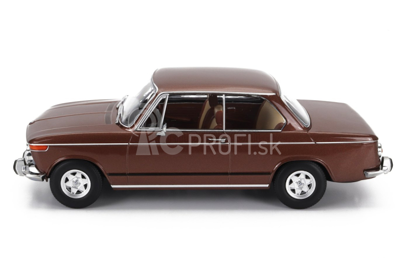 BMW 2002ti Diana 1970 v mierke 1:18 Brown Met