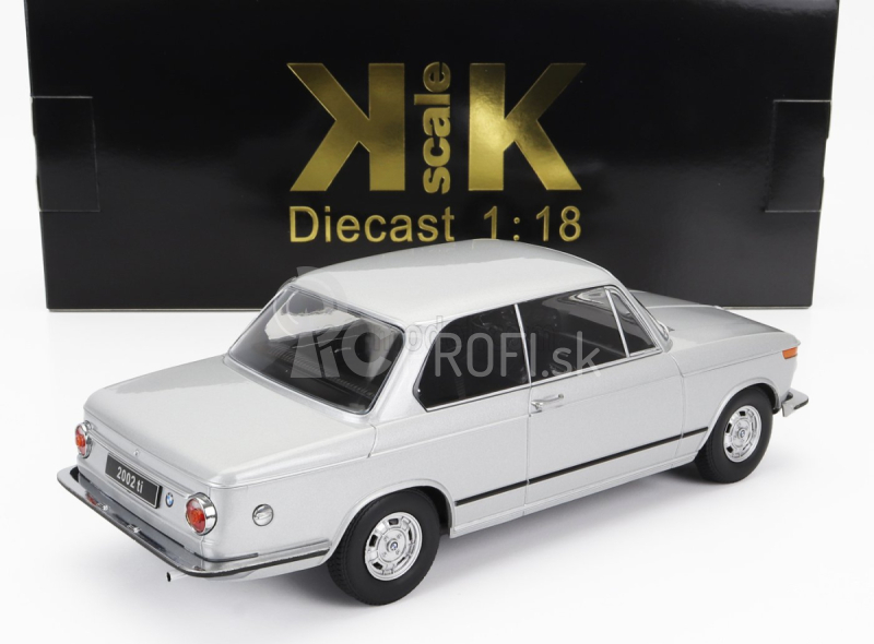 BMW 2002ti radu 1 1971 v mierke 1:18 strieborná