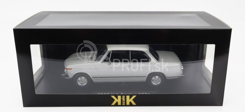 BMW 2002ti radu 1 1971 v mierke 1:18 strieborná