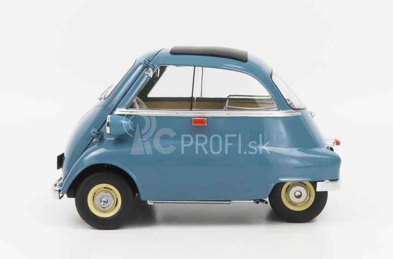 BMW Isetta 1959 v mierke 1:12 modrá sivá