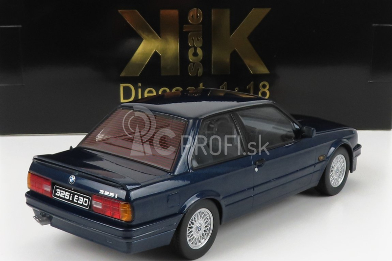 BMW radu 3 325i (e30) M-paket 1987 1:18 Blue Met