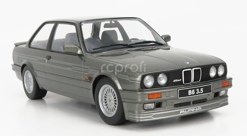 BMW radu 3 Alpina B6 3.5 (e30) 1988 v mierke Kk 1:18 Grey Met