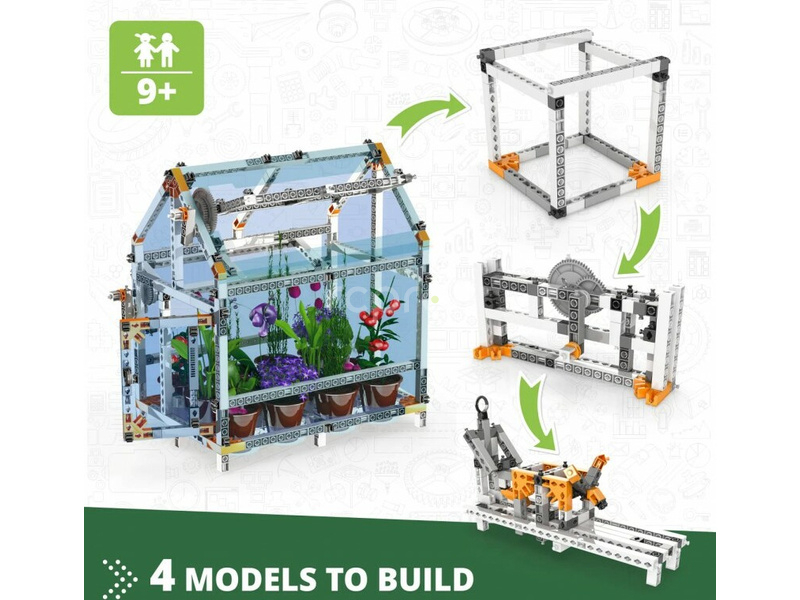 Botanické laboratórium Engino Stem fotosyntéza, vetranie a záhradníctvo