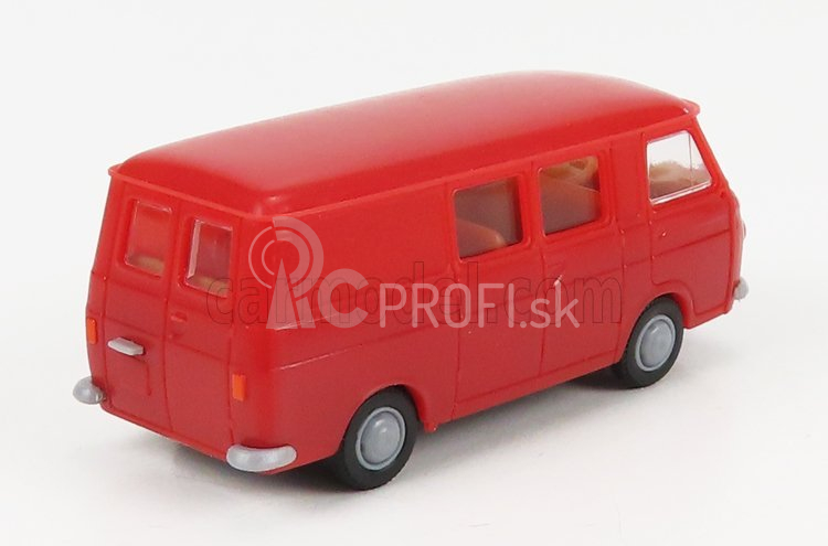 Brekina plast Fiat 238 Half Van 1969 1:87 Červená