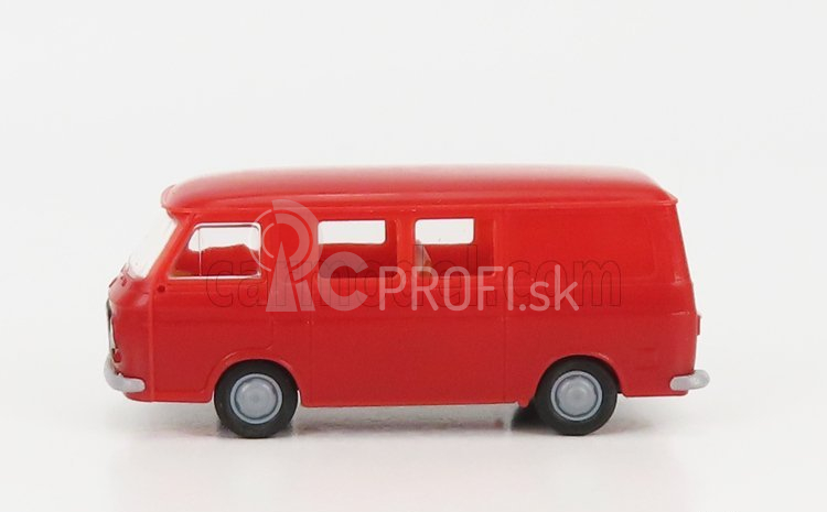 Brekina plast Fiat 238 Half Van 1969 1:87 Červená