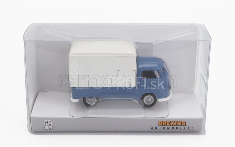 Brekina plast Volkswagen T1b Pick-up Telonato 1960 1:87 modrá biela