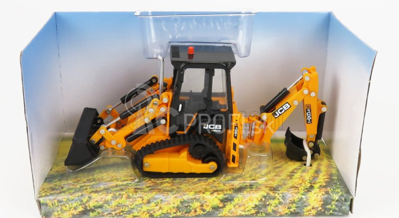 Britains JCB 1 Cxt Cingolato Tractor 2017 - rýpadlo 1:32 žltá čierna