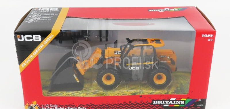 Britains JCB 542-70 Agrixtra Tra Loadall 2021 1:32 žltá