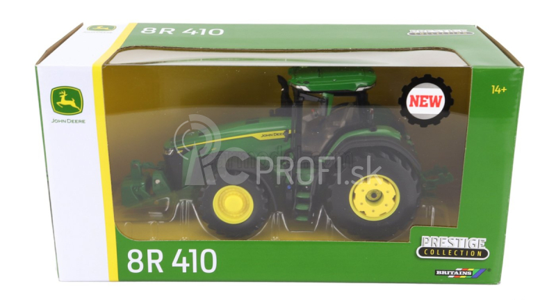 Britains John deere 8r 410 Traktor 2020 1:32 Zelenožltý