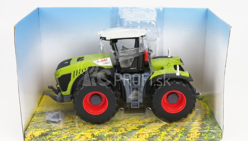 Britský traktor Claas Xerion 5000 2017 1:32 zelený