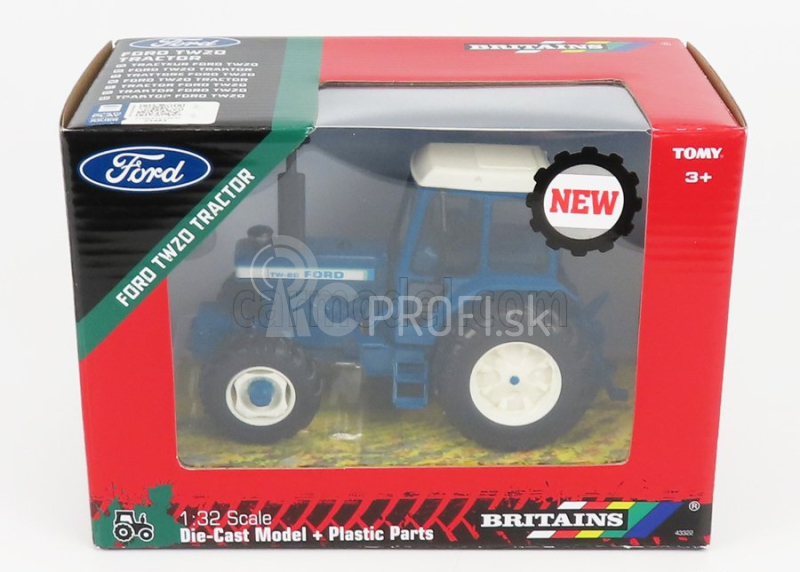 Britský traktor Ford usa Tw20 1981 1:32 modrý