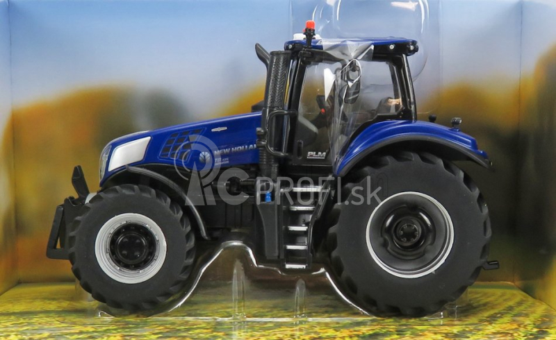 Britský traktor New holland T8.435 2018 1:32 modrý čierny