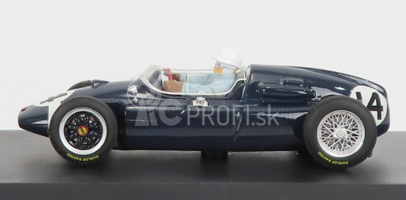 Brumm Cooper F1 T51 N 14 Winner Italy Gp 1959 Stirling Moss - s figúrkou vodiča 1:43 modrá