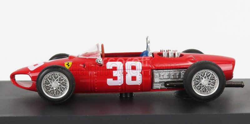 Brumm Ferrari F1 156 N 38 3. Monaco Gp Phil Hill 1961 Majster sveta 1:43 Červená