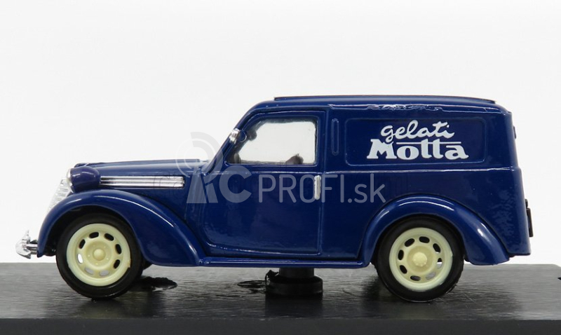 Brumm Fiat 1100 E Van Gelati Motta 1950 1:43 Modrá