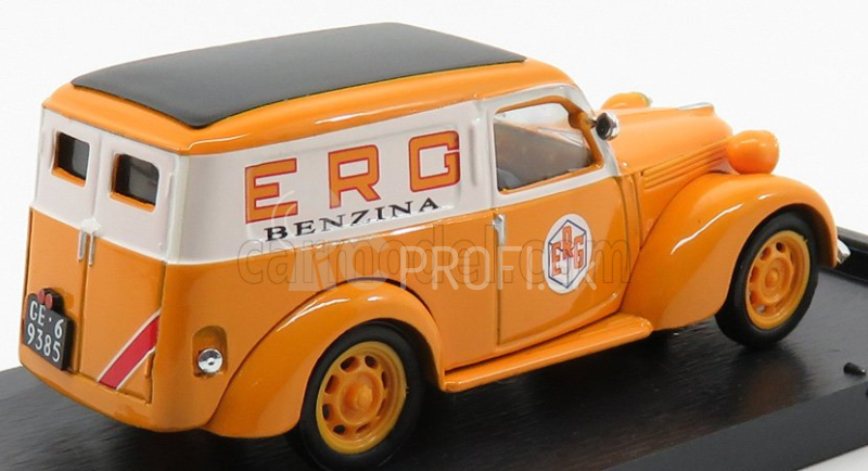 Brumm Fiat 1100 Van Furgone Erg 1950 1:43 oranžová biela