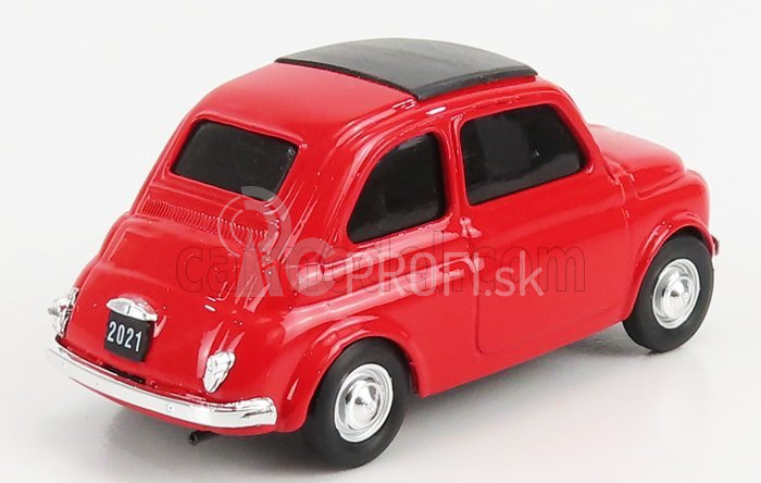 Brumm Fiat 500 1965 - Viva L'italia 150. výročie Italia 1861 - 2011 1:43 červená