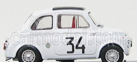 Brumm Fiat 500 595 Abarth N 34 Víťaz Criterium Apertura Monza 1964 Franco Patria 1:43 Biela