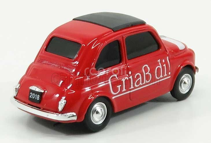 Brumm Fiat 500 Brums Austria Servus - Griab Di ! 2018 1:43 Červená