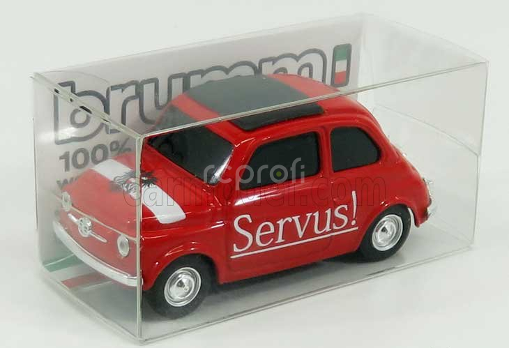 Brumm Fiat 500 Brums Austria Servus - Griab Di ! 2018 1:43 Červená