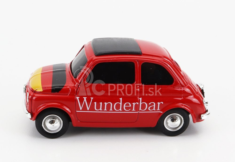 Brumm Fiat 500 Germania Wunderbar! - Brummbarchen! 1:43 Červená