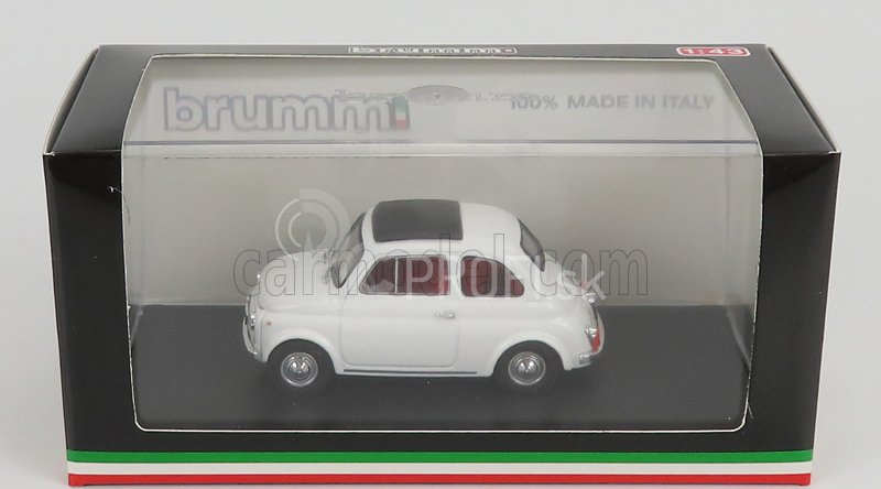 Brumm Fiat 500f Tetto Chiuso - uzavretý 1965 1:43 Bianco