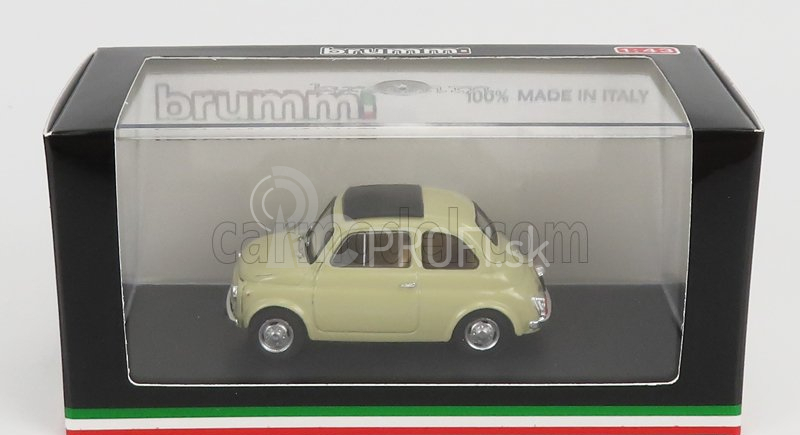 Brumm Fiat 500r Tetto Chiuso - uzavretý 1972 1:43 Avorio Antico