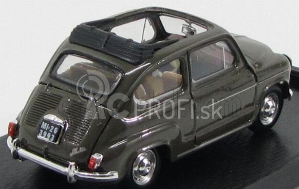 Brumm Fiat 600d Trasformabile Aperta 1960 1:43 Béžová 538