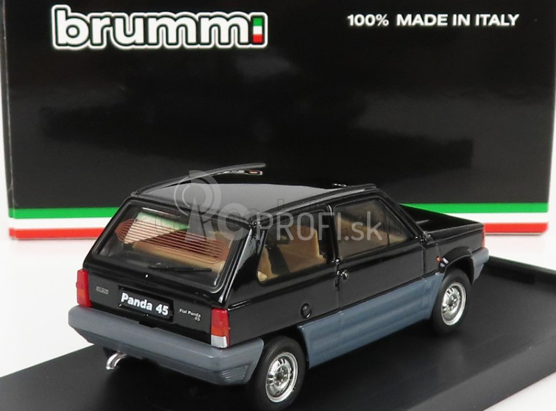 Brumm Fiat Panda 45 1980 1:43 Nero Luxor - čierny