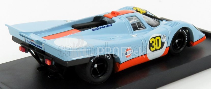 Brumm Porsche 917k Scuderia Jwa Gulf N 30 Víťaz 1000 km Buenos Aires 1971 Jo Siffert - Derek Bell 1:43 Svetlo modrá oranžová