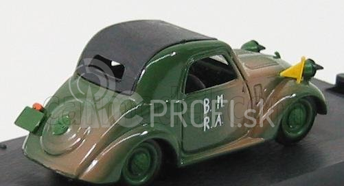 Brumm Simca 5 Militare D-day Closed - Chiusa 1944 1:43 Vojenská zelená