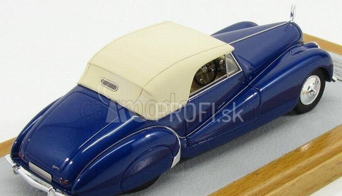 Chromy Voisin C28 Saliot Cabriolet Uzavretý Sn53002 1938 1:43 Modrá krémová