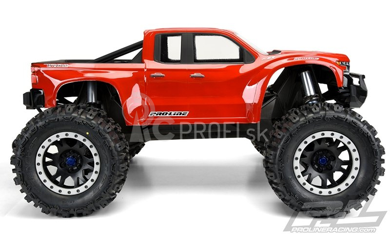 Číra karoséria, predrezaná, 2019 Chevy Silverado Z71 Trail Boss pre TRAXXAS X-MAXX