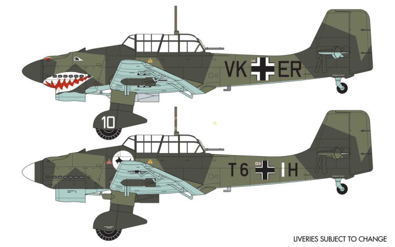 Classic Kit lietadlo A03087A - Junkers Ju87 B-1 Stuka (1:72)