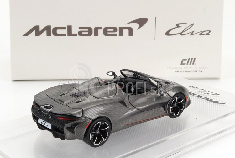 Cm-models Mclaren Elva 2020 1:64 Grey Met