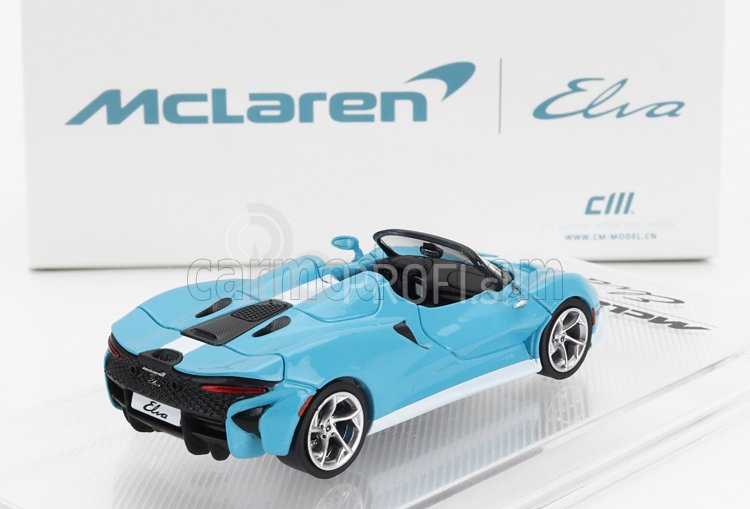 Cm-models Mclaren Elva 2020 1:64 Light Blue White