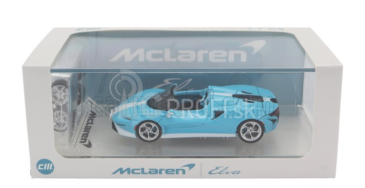 Cm-models Mclaren Elva 2020 1:64 Light Blue White