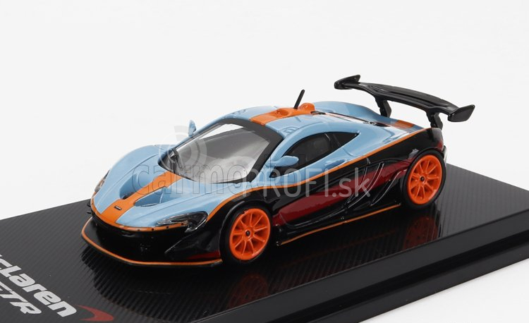 Cm-models Mclaren P1 Gtr N 0 2015 1:64 čierna svetlo modrá oranžová