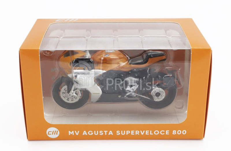 Cm-models Mv agusta 800 Superveloce 2022 1:18 Zlatá strieborná čierna