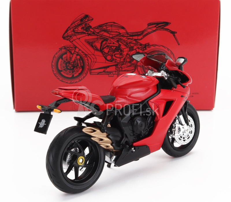 Cm-models Mv agusta F3 Rosso 2022 1:18 červená