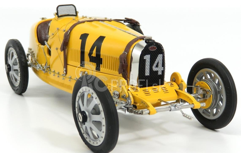 Cmc Bugatti T35 N 14 Nation Coulor Project Belgicko 1924 1:18 žltá