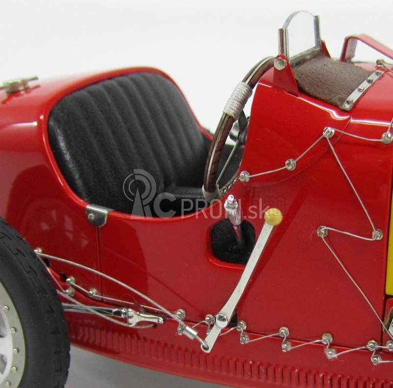 Cmc Bugatti T35 N 18 Národný farebný projekt Španielsko 1924 1:18 Červená žltá