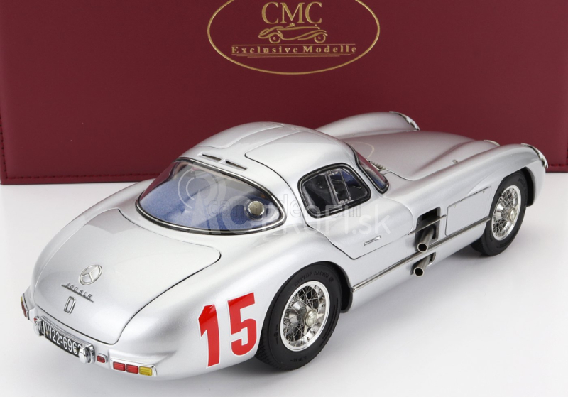 Cmc Mercedes Benz 300 Slr Uhlenhaut Coupe N 15 Sweden Gp 1955 1:18 Strieborná