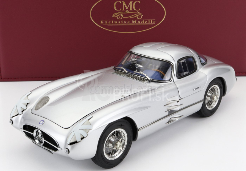 Cmc Mercedes Benz 300 Slr Uhlenhaut Coupe N 15 Sweden Gp 1955 1:18 Strieborná