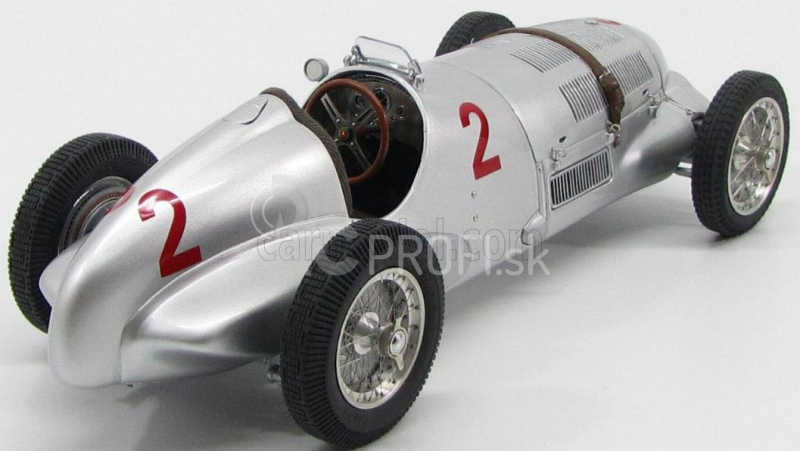 Cmc Mercedes benz F1 W125 N 2 Gp Donington 1937 H.lang 1:18 Strieborný