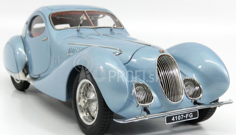 Cmc Talbot lago T150 Coupe C-ss Teardrop Figoni & Falaschi 1937 1:18 Light Blue Met